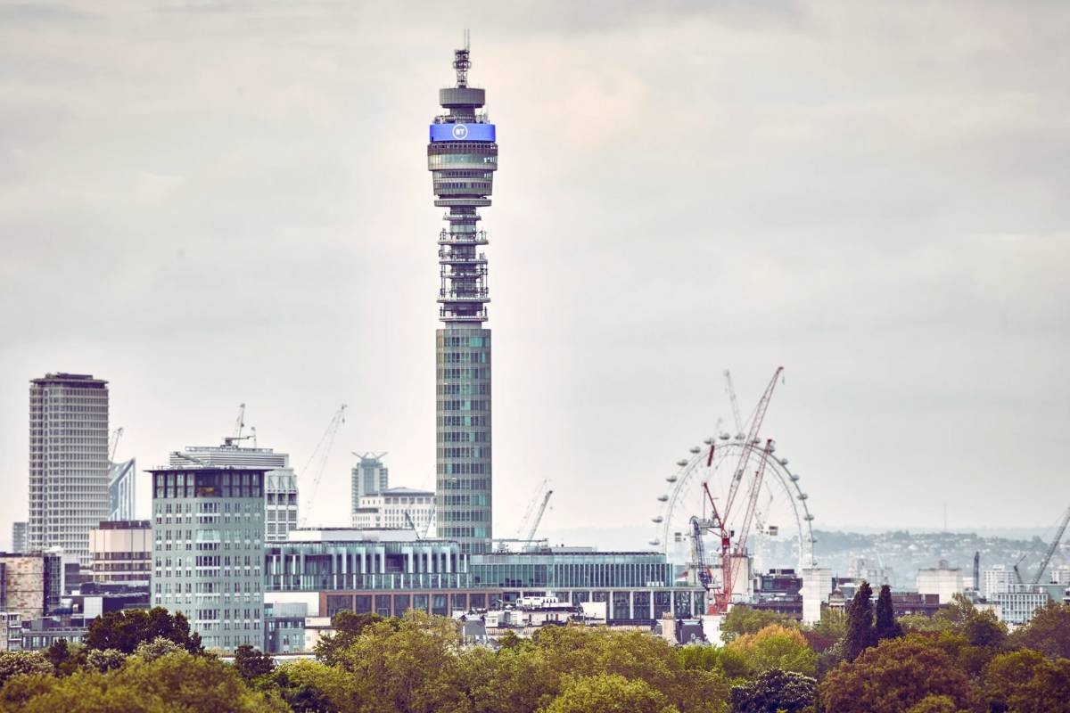 London BT Tower Old Tallest Tower of London Luxury Hotel