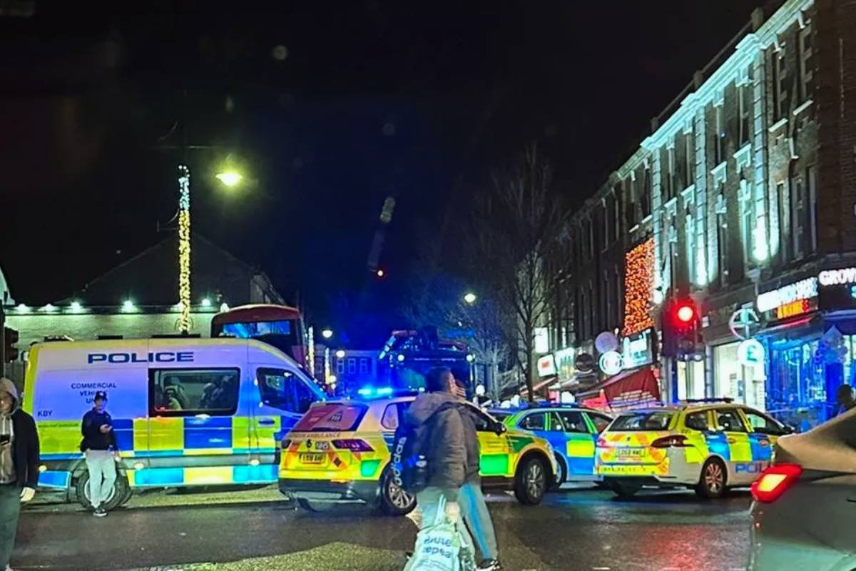 London collision