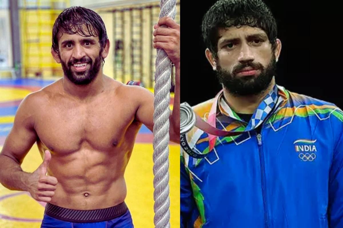 Wrestlers, Bajrang Punia and Ravi Dahiya