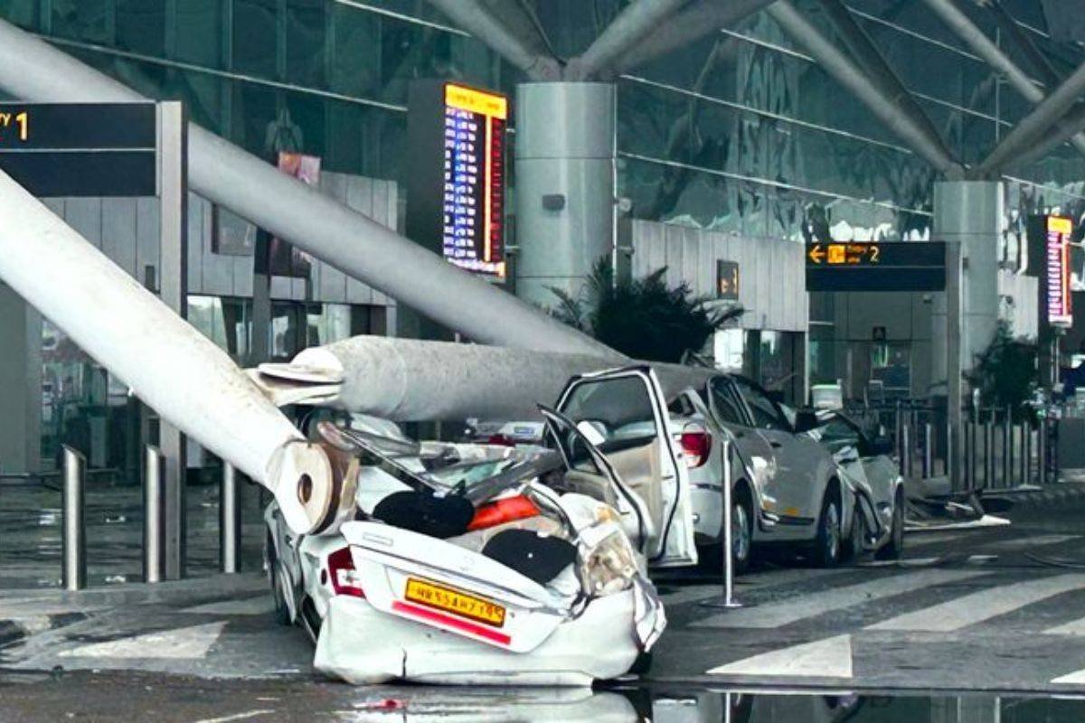 Indira Gandhi International Airport Roof Collapsed.